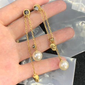 Alexander mcqueen Earring NO:Y159222 Material:copper+18k gold