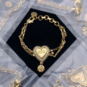 Alexander mcqueen Bracelet NO:Y173598 Material:copper+18k gold
