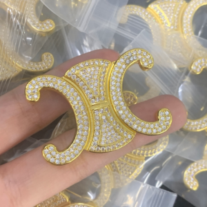 Celine Brooch NO:Y179079 Material:copper+18k gold