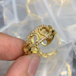 Celine Ring NO:Y151811 Material:copper+18k gold