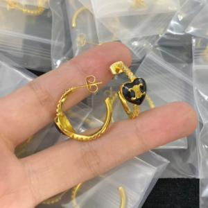 Celine Earring NO:Y171452 Material:copper+18k gold