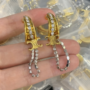 Celine Earring NO:Y162555 Material:copper+18k gold