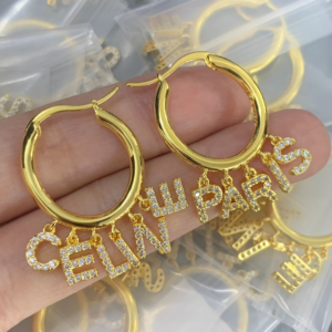 Celine Earring NO:Y163077 Material:copper+18k gold