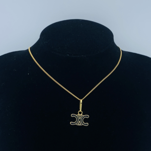 Celine Necklace NO:Y162852 Material:copper+18k gold