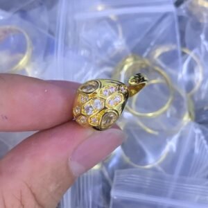 Bottega veneta Ring NO:Y218652 Material:copper+18k gold