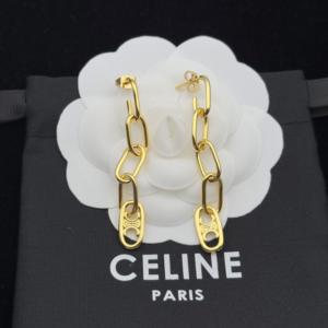 Celine Earring NO:Y133945 Material:copper+18k gold