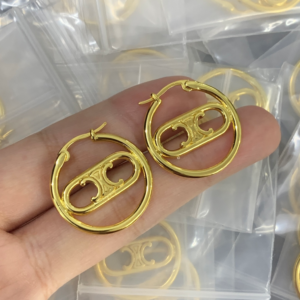 Celine Earring NO:Y174203 Material:copper+18k gold