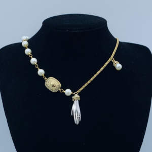 Alexander mcqueen Necklace NO:Y174274 Material:copper+18k gold
