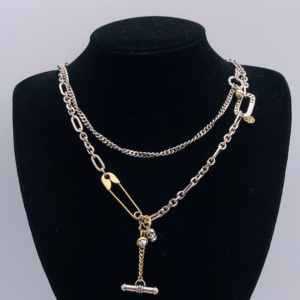 Alexander mcqueen Necklace NO:Y185625 Material:copper+18k gold