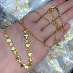 Celine Necklace NO:Y139699 Material:copper+18k gold