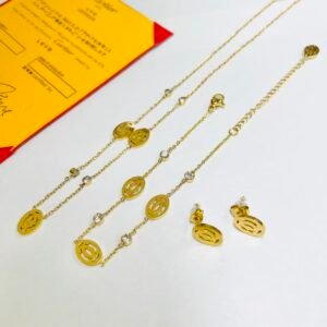 AA558 Cartier Set NO:AA558 Material:Stainless  Jewelry (304)