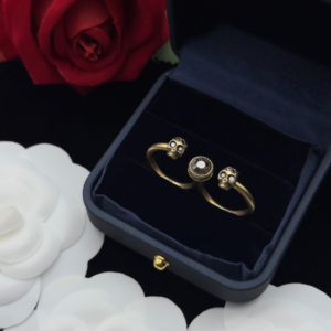Alexander mcqueen Ring NO:Y144227-1 Material:copper+18k gold