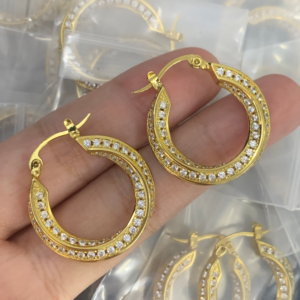 Celine Earring NO:Y176049 Material:copper+18k gold