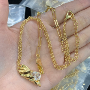 Celine Necklace NO:Y122005 Material:copper+18k gold
