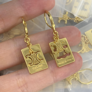 Celine Earring NO:Y163478 Material:copper+18k gold