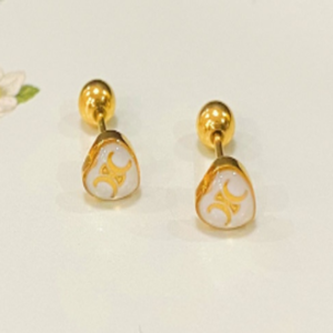 Celine Earring NO:A376 white Material:Stainless