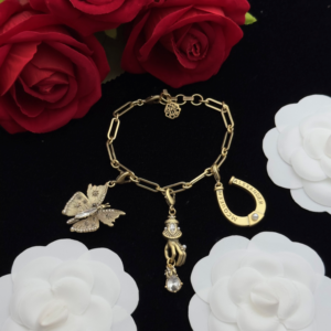 Alexander mcqueen Bracelet NO:Y144204-2 Material:copper+18k gold