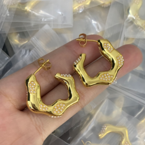 Celine Earring NO:Y175163 Material:copper+18k gold
