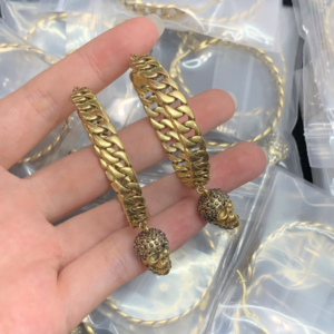 Alexander mcqueen Earring NO:Y145285 Material:copper+18k gold