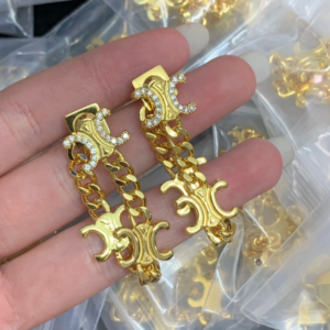 Celine Earring NO:Y141311 Material:copper+18k gold