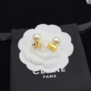 Celine Earring NO:Y131605 Material:copper+18k gold
