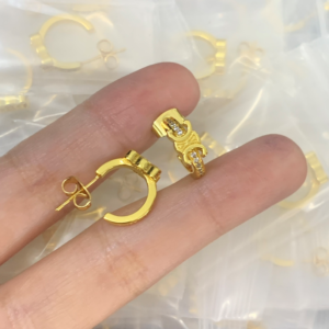 Celine Earring NO:Y184075 Material:copper+18k gold