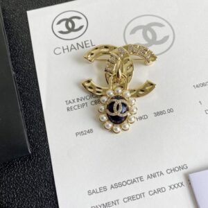 Chanel Brooch NO:C072-XZ Material:copper