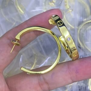 Cartier Earring NO:Y221013 Material:copper+18k gold