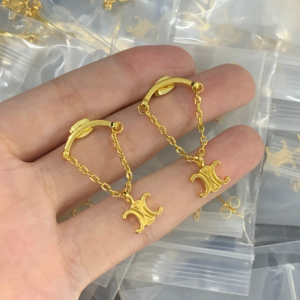 Celine Earring NO:Y158249 Material:copper+18k gold