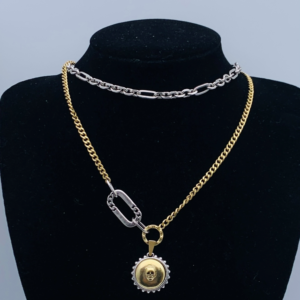 Alexander mcqueen Necklace NO:Y166858 Material:copper+18k gold