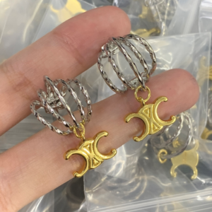 Celine Earring NO:Y160128 Material:copper+18k gold