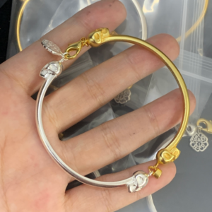 Alexander mcqueen Bangle NO:Y174497 Material:copper+18k gold