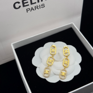 Celine Earring NO:Y131581 Material:copper+18k gold