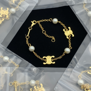 Celine Bracelet NO:Y162531 Material:copper+18k gold