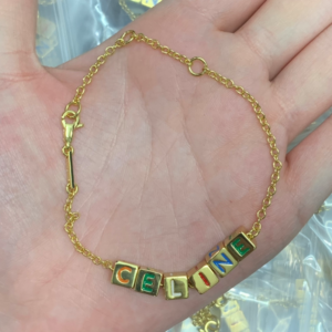 Celine Bracelet NO:Y136552 Material:copper+18k gold