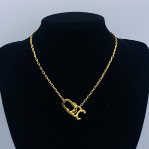 Celine Necklace NO:Y170279 Material:copper+18k gold