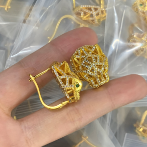 Cartier Earring NO:Y184585 Material:copper+18k gold
