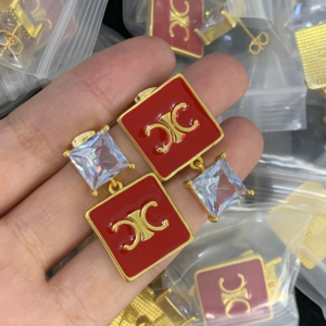 Celine Earring NO:Y180091 Material:copper+18k gold