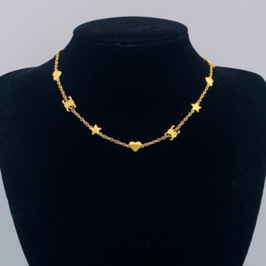 Celine Necklace NO:Y181827 Material:copper+18k gold