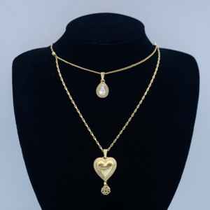 Alexander mcqueen Necklace NO:Y173686 Material:copper+18k gold