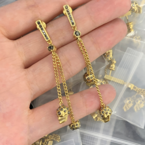 Alexander mcqueen Earring NO:Y159815 Material:copper+18k gold
