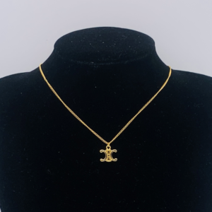Celine Necklace NO:Y166600 Material:copper+18k gold