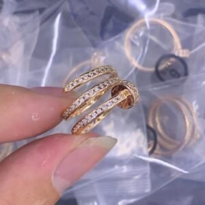 Cartier Ring NO:Y221706 Material:copper+18k gold
