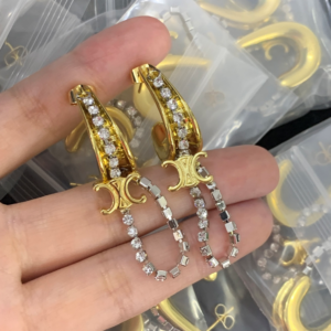 Celine Earring NO:Y173081 Material:copper+18k gold