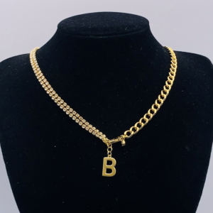 Balenciaga Necklace NO:Y189919 Material:copper+18k gold