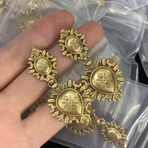 Alexander mcqueen Earring NO:Y181485 Material:copper+18k gold