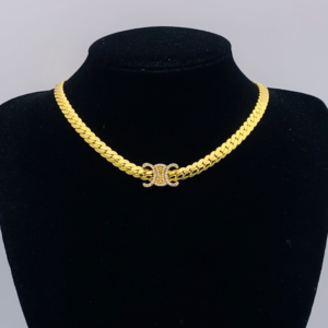 Celine Necklace NO:Y180093 Material:copper+18k gold