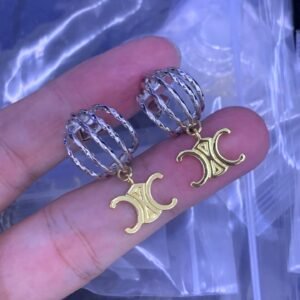 Celine Earring NO:Y219702 Material:copper+18k gold
