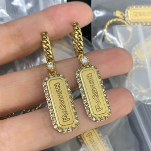 Alexander mcqueen Earring NO:Y175916 Material:copper+18k gold