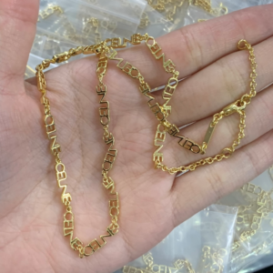 Celine Necklace NO:Y123621 Material:copper+18k gold